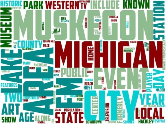 Discover the Magic of Muskegon Wordart Crafting
