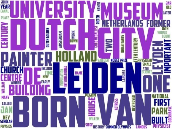 Leiden Wordart Tshirt: A Versatile Design Asset
