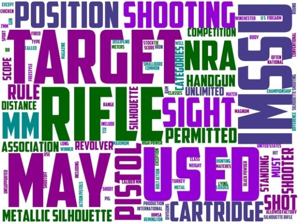 Metallic Silhouette Wordart Ban