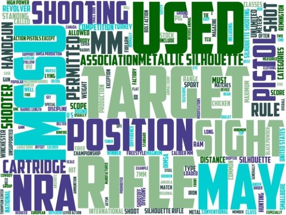 Metallic Silhouette Wordart Banner