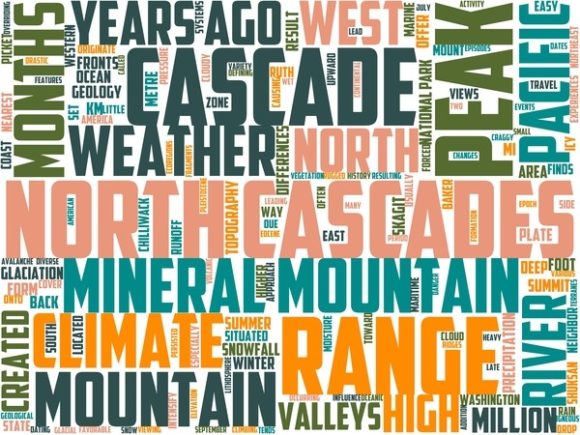 Mineral Mountain Wordart Tie Dye