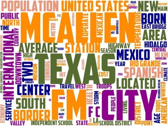 The McAllen Wordart T-Shirt: A Creative Canvas for Expression and Design